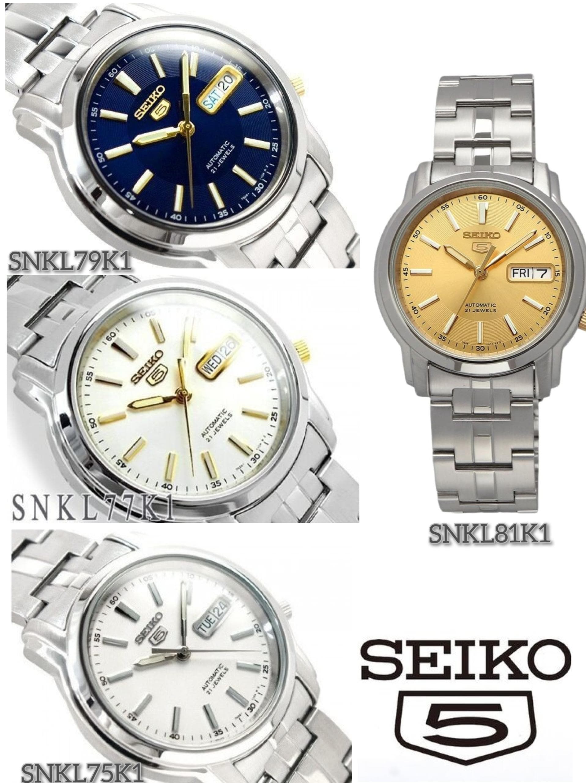 Seiko snkl75k1 best sale