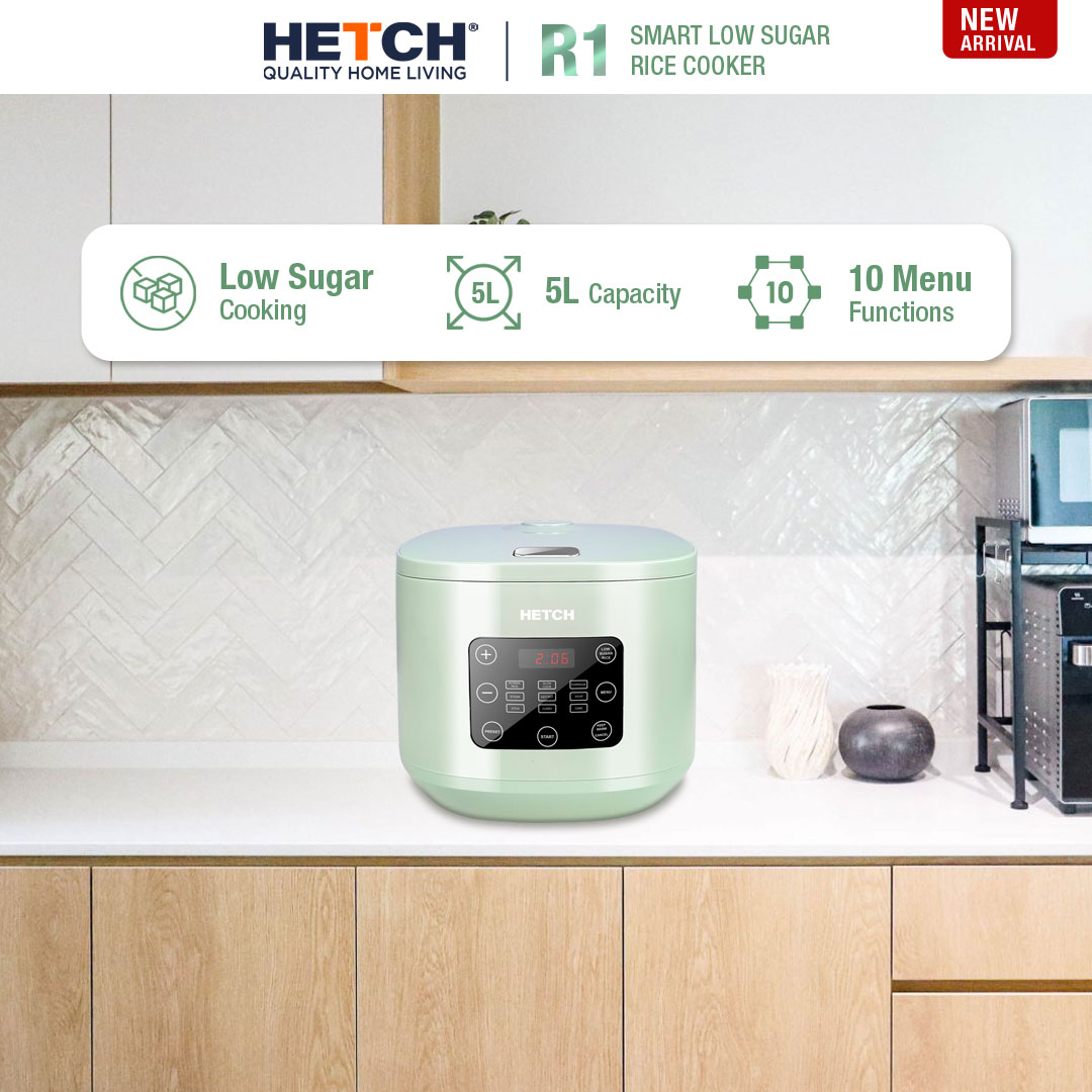 HETCH Low Sugar Smart Rice Cooker (3L) MTC1727HC Shopee Malaysia