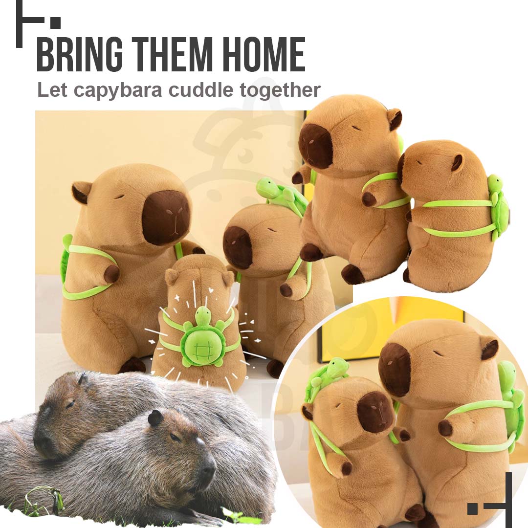 Moo Baby Capybara Plush Toy Cute Capibara Plushie Toy Anak Patung Comel ...