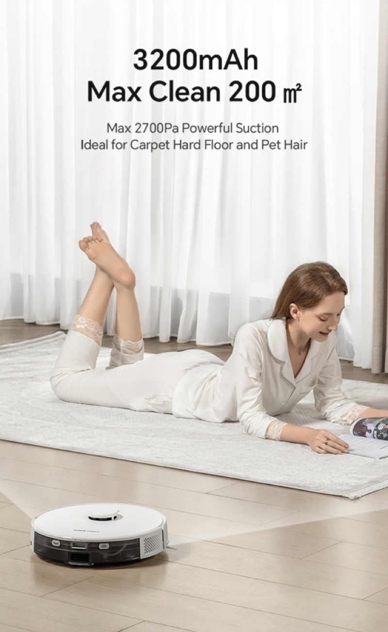 [ MY SET ] HONOR CHOICE Robot Cleaner R2 MAX 2700Pa Powerful Suction ...