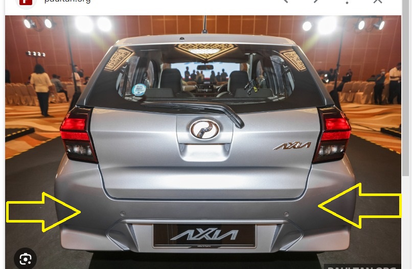 PERODUA AXIA 2023 REAR BUMPER BELAKANG MATERIAL PP PLASTIC ORIGINAL ...