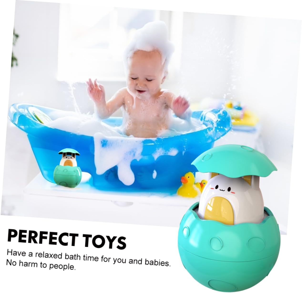 Baby Bath Toy Swimming Newborn Bath Kids Paddle Play Tool Swimming Pool ...