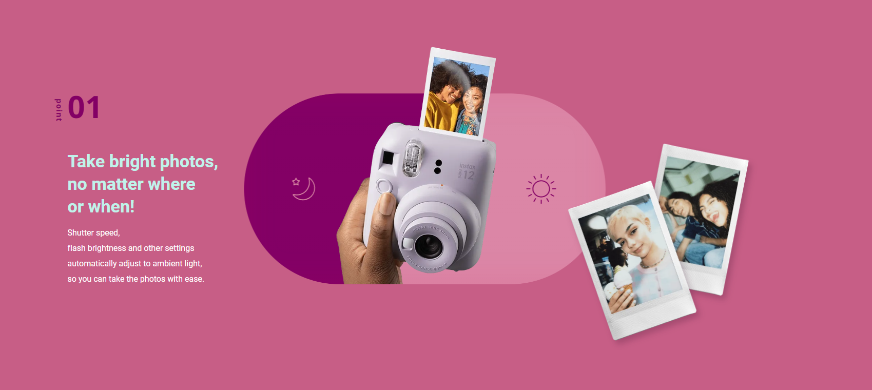 Fujifilm Instax Mini 12 Macaron Kit Instant Camera | Cute INS & Trendy ...