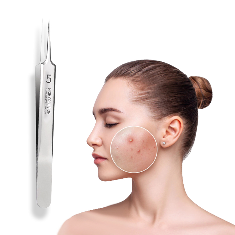 German Ultra-fine No. 5 Cell Pimples Blackhead Clip Tweezers Beauty ...