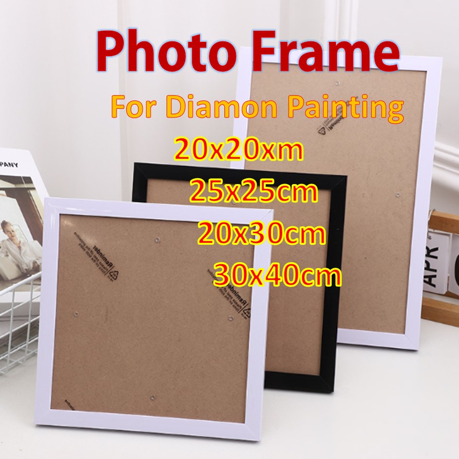 Frame Kosong Diamond Painting Photo Frame Bingkai Foto Seni Lukisan ...