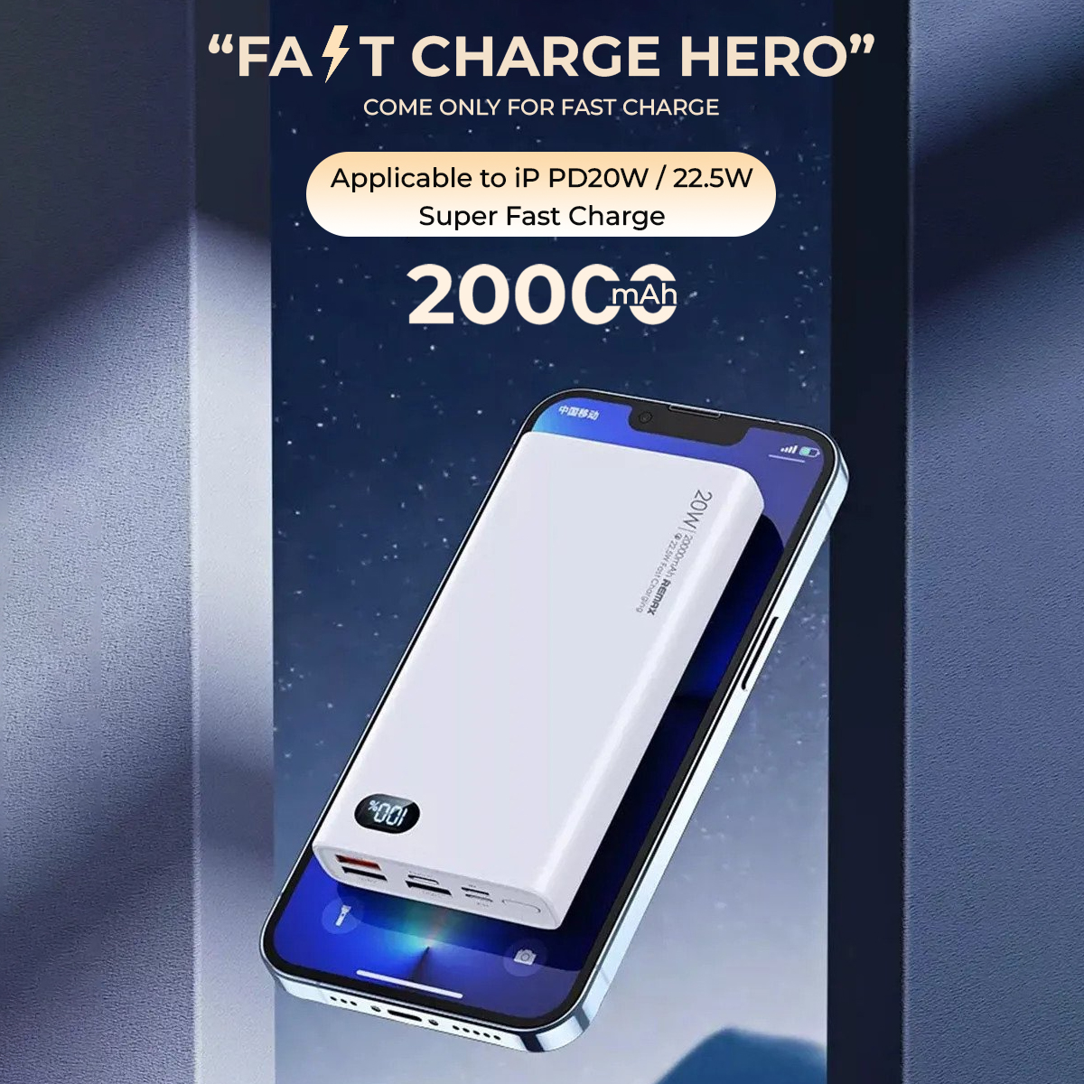 [ CCC ] Remax RPP-292 Gallop Series 20W+22.5W PD+QC Fast Charging ...