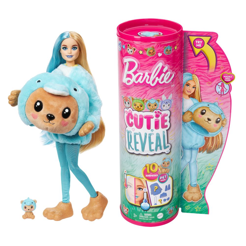 Barbie Cutie Reveal Costume themed Series Doll Accessories With 10 