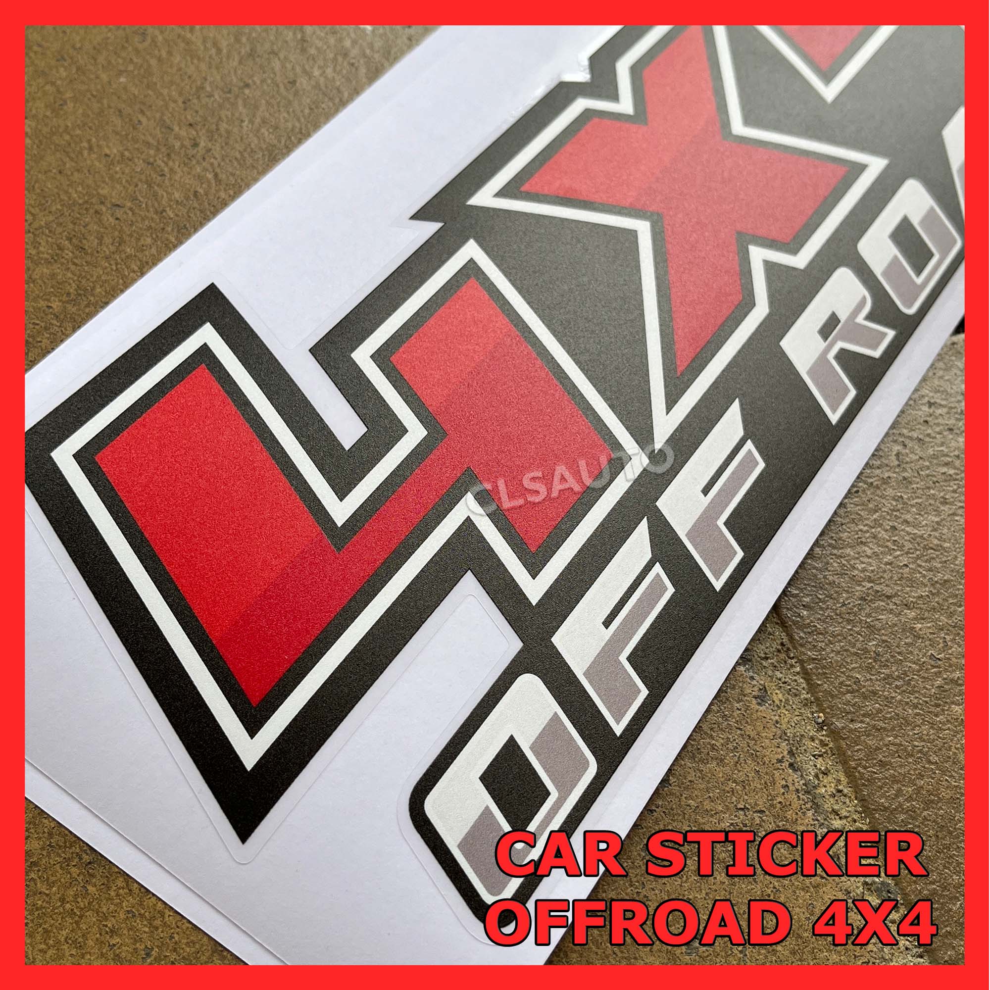 Sticker 4x4 Offroad Design 12 Hilux Ranger Raptor Triton DMAX Pickup ...