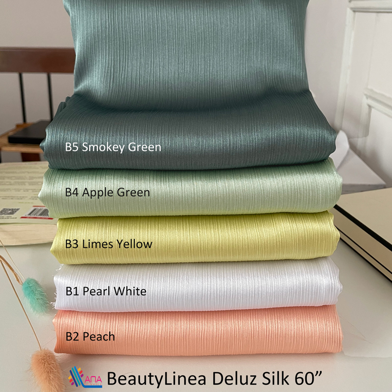 Ana Textile Beautylinea Deluz Silk Ironless Bidang 58/60 Price For 0.5m ...
