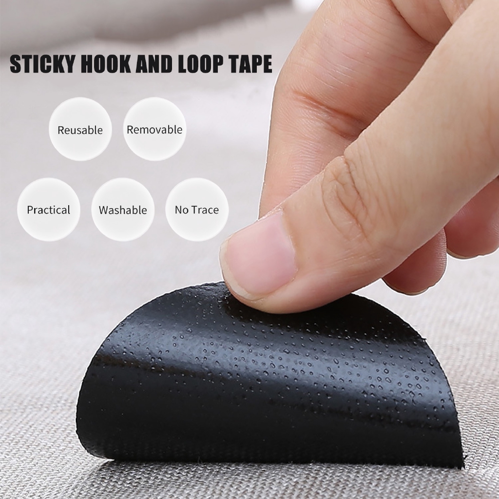 Bed sheet fixing stickers seamless double sided adhesive Velcro Tape ...