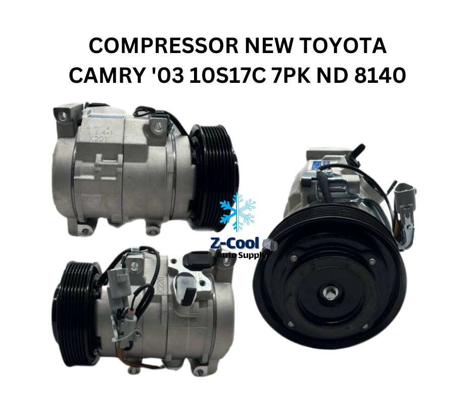 Aircond Compressor New Toyota Camry 2003 ACV30 10S17C 7PK 8140 Denso ...