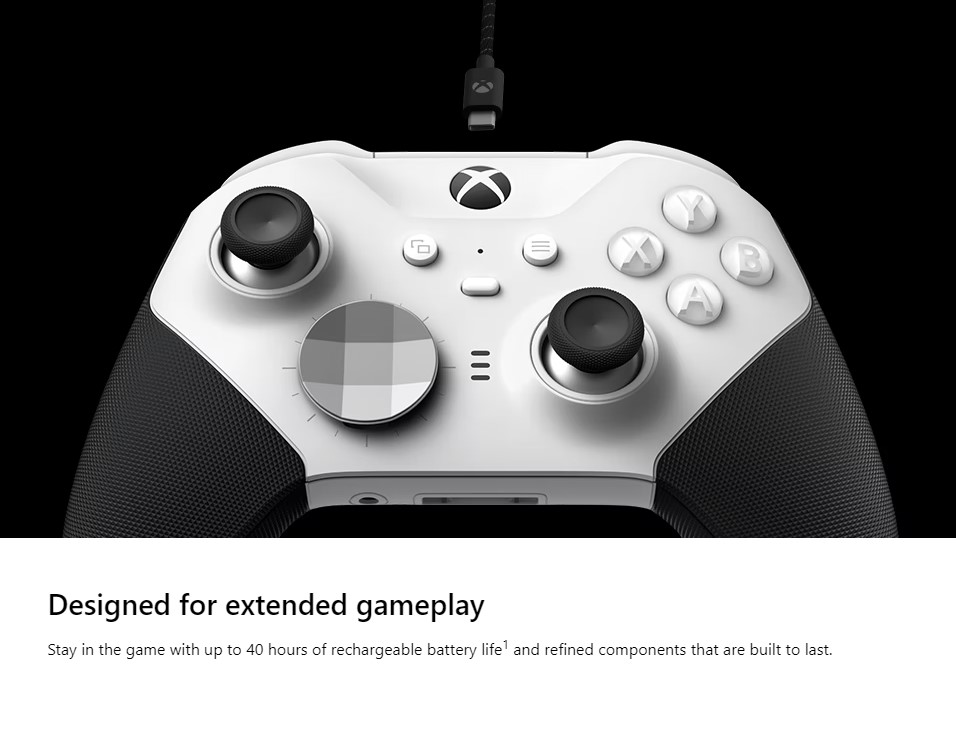 Xbox Elite Wireless Controller Series 2 – Core (White / Blue / Red ...