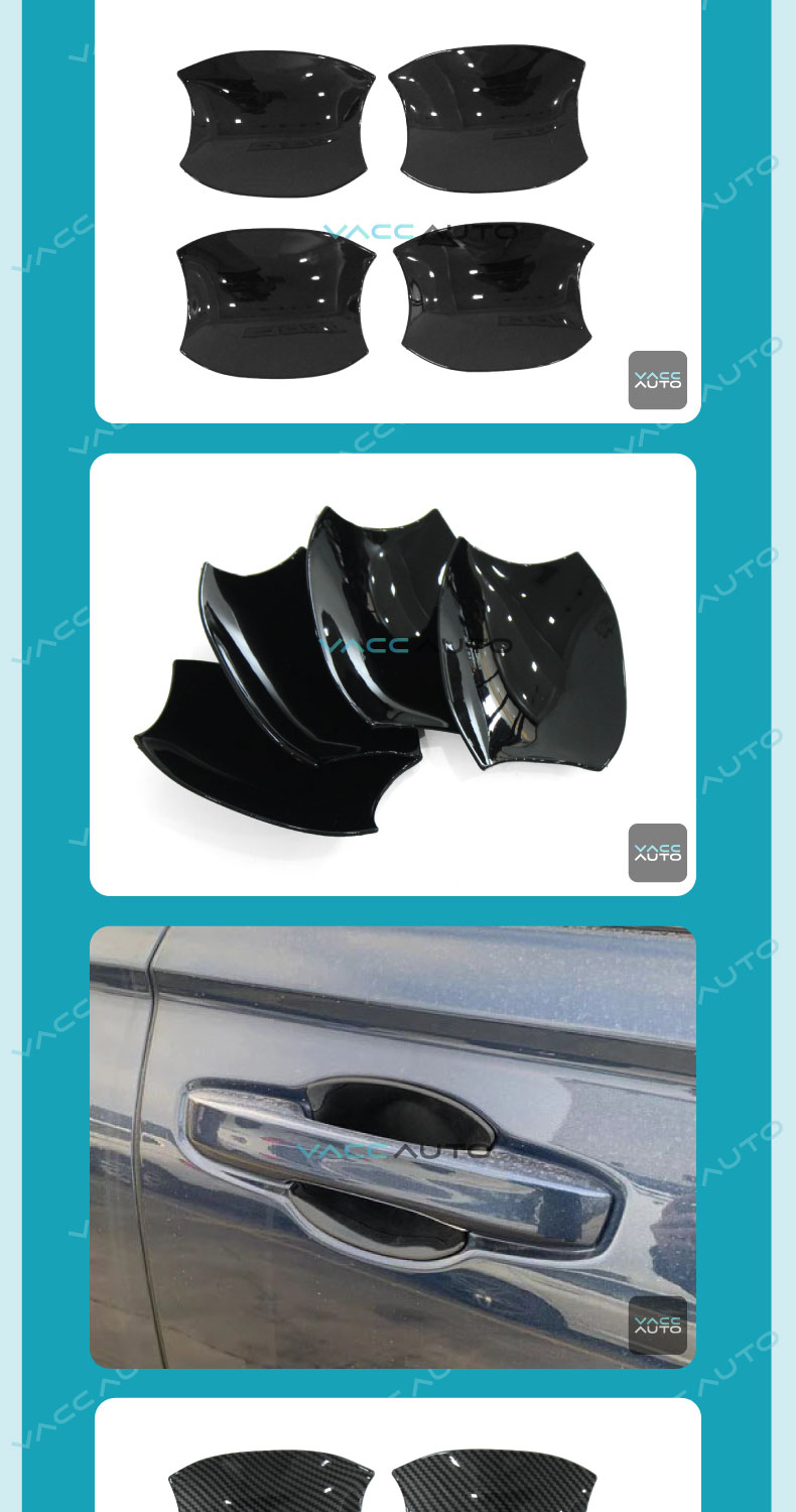 Chrome Door Handle Covers For 2023-2024 Honda CR-V – With Front Smartkey Cutouts