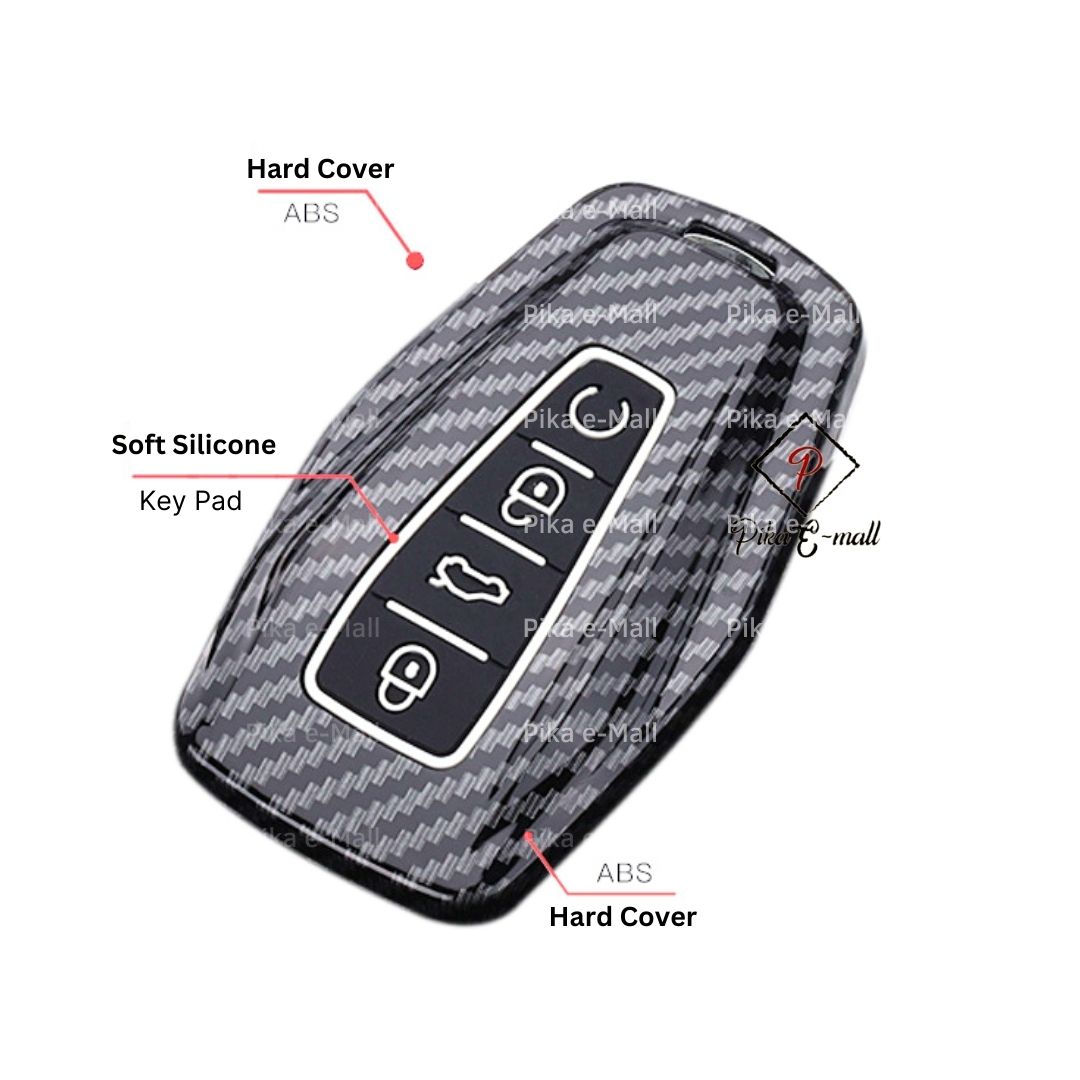 CARBON Proton S70 Key Cover Holder Car Keychain Proton s70 Accessories ...