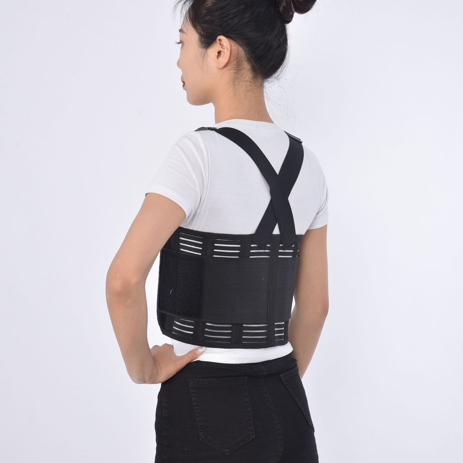 Chest Support Brace Dislocated Ribs Fixation Strap Adjustable Back ...