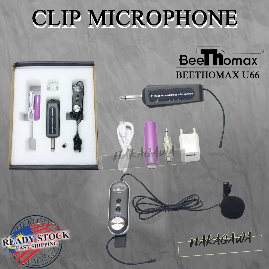 BEETHOMAX U66 01SH/02DH MCMC APPROVED WIRELESS HEADSET / CLIP ...