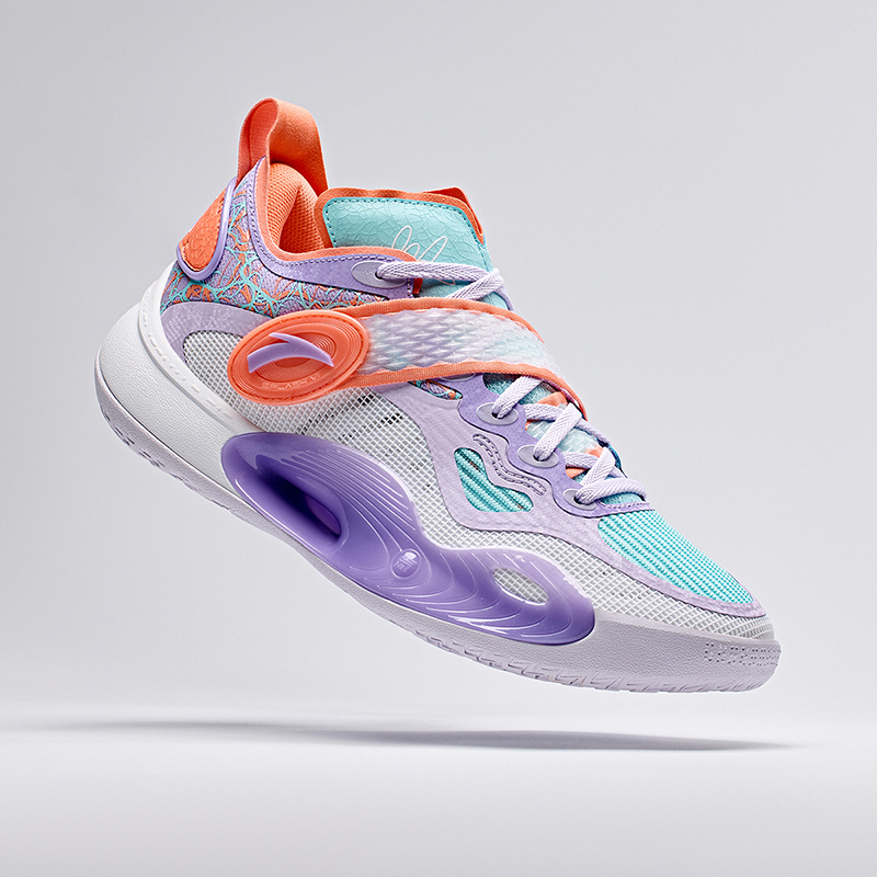 ANTA Men Splash 6 Basketball Shoes 1124B1108-5- Purple/White/Orange ...