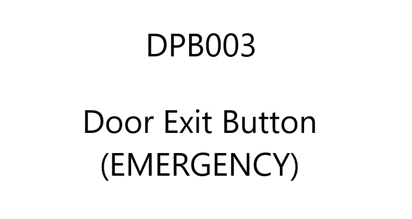 Door Emergency Silver Exit Button to Release Door Access Control ...