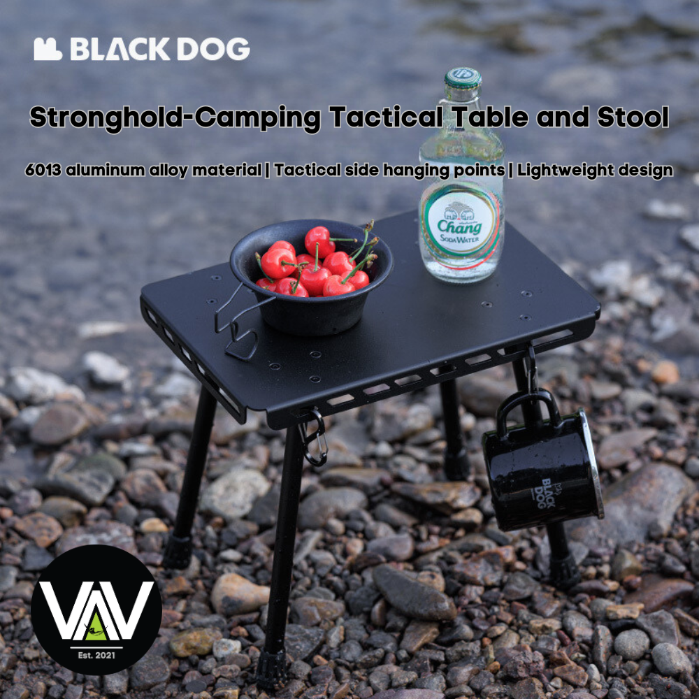 BLACKDOG Lightweight Multi-functional Tactical Table / Stool | Shopee ...