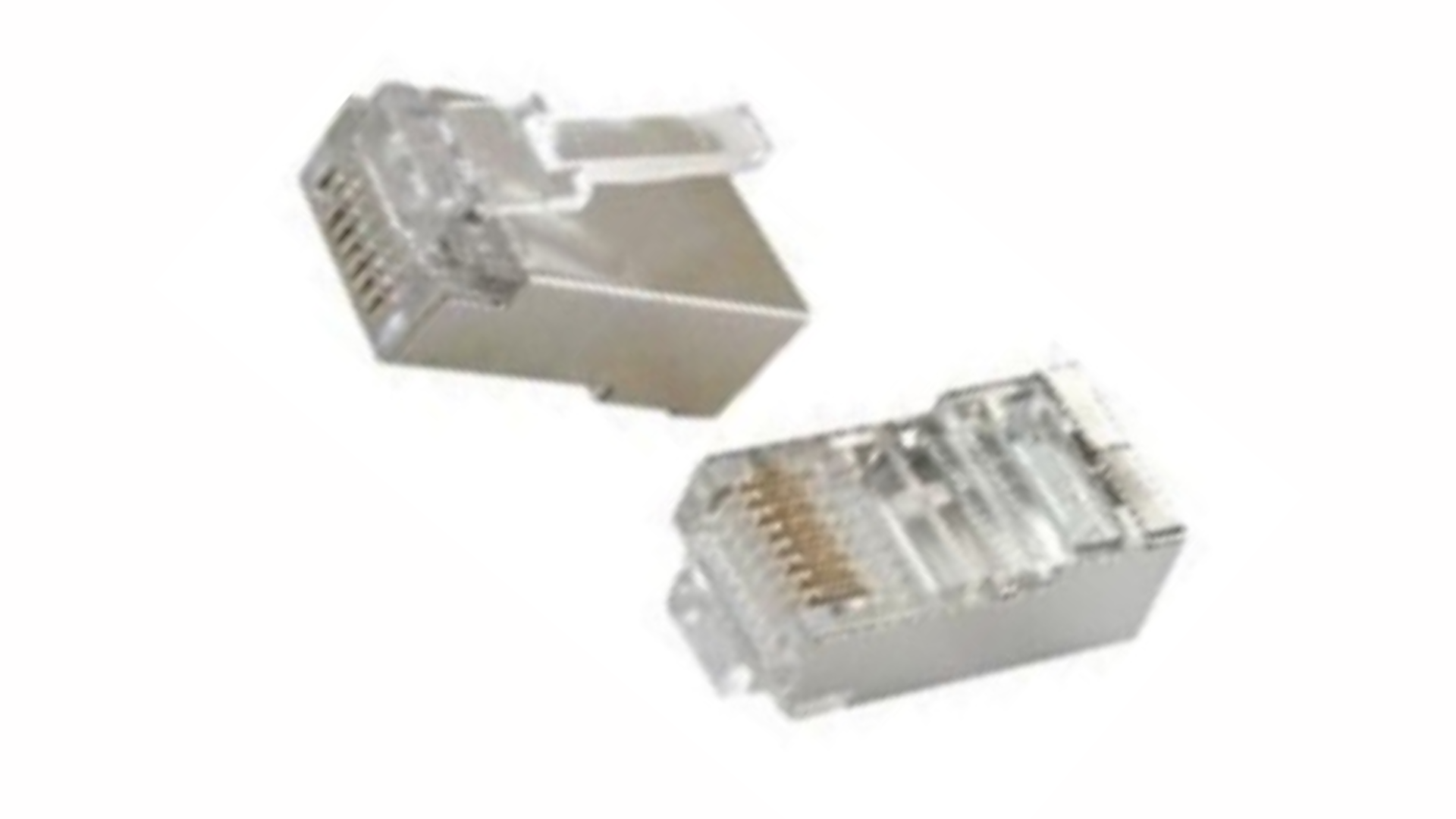 Shielded Cat6 RJ45 LAN Network Internet Connector Plug 8P8C 8Pin Less ...