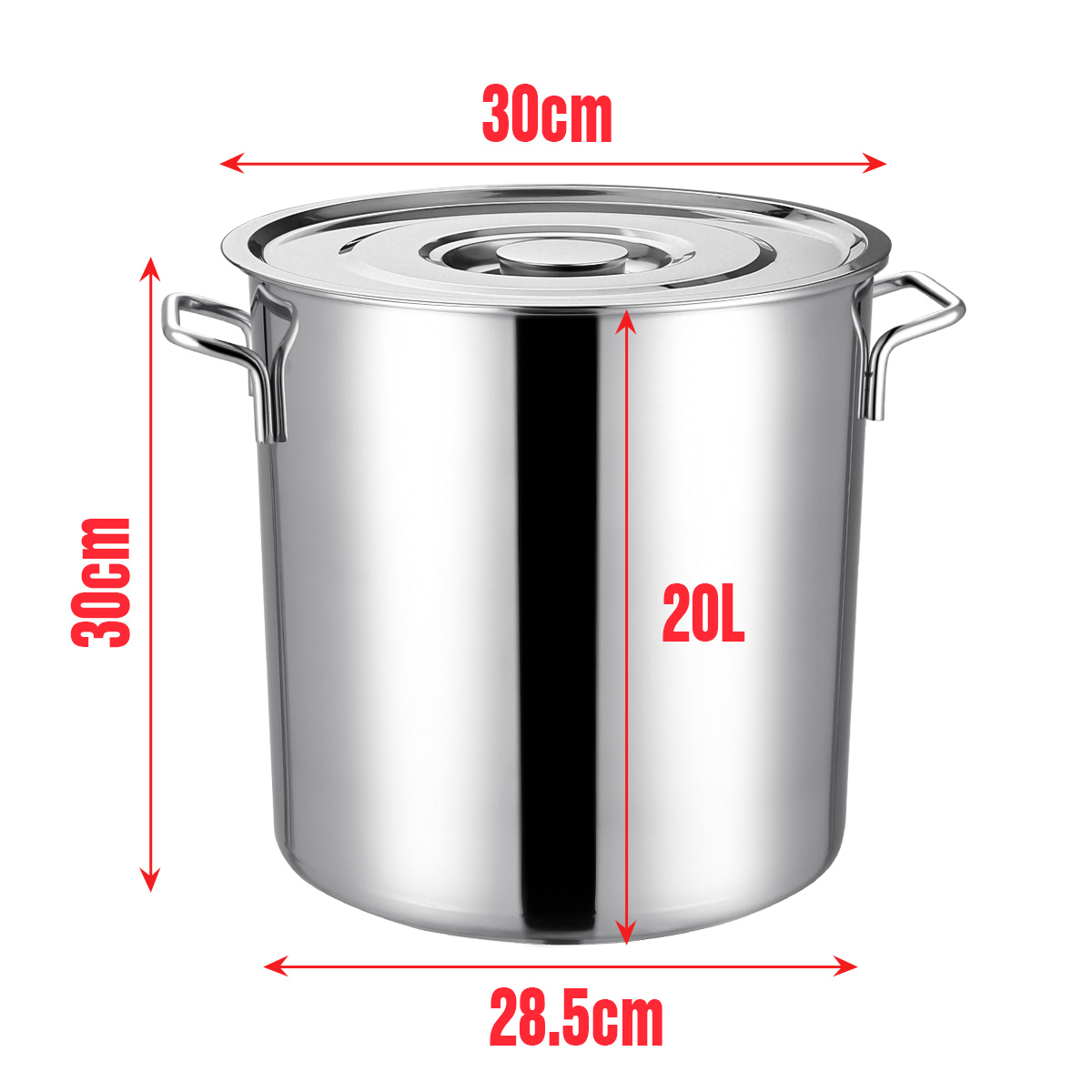 stainless steel 304 pot Periuk Sup Baldi sup keluli tahan karat ...
