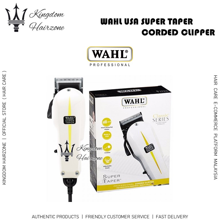 WAHL Classic Series 8466 Super Taper Corded Hair Clipper (Hungary Set ...