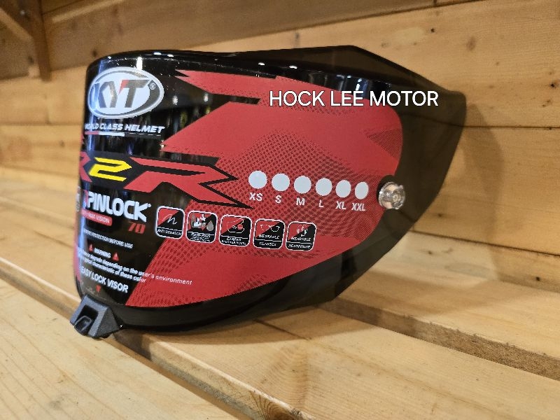 KYT R2R VISOR DARK SMOKE Iridium Blue Red Gold Chrome 100% ORIGINAL ...
