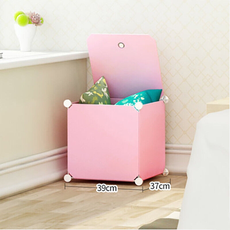 Macaron Colorful Cube Storage Closet Organizer Cubby Bins Cabinets ...