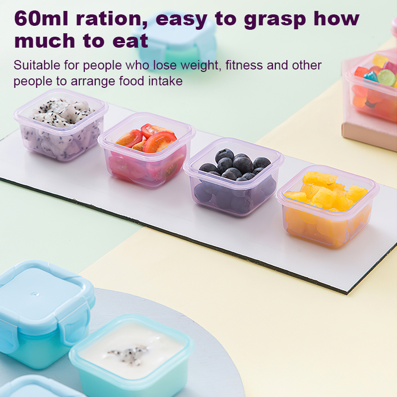 60ML Baby Food Storage Box 120ML Snack Milk Containers Cup Sealed Case ...