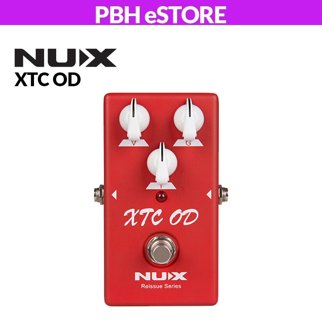 Nux XTC OD 9V Overdrive Reissue Series Guitar Effects Pedal Dynamic ...