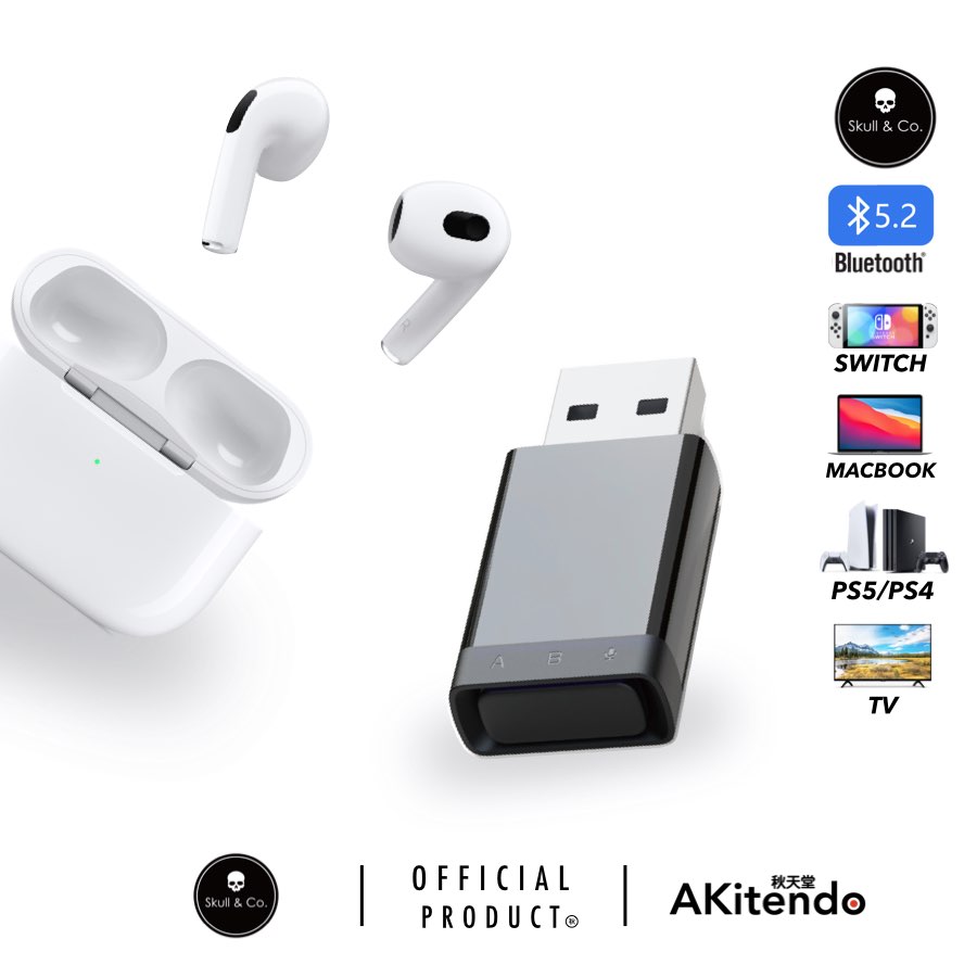 Pc Bluetooth Adapter Skull AudioDrive Bluetooth Transmitter