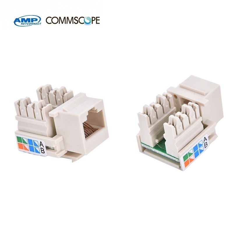 Commscope AMP Cat5e Modular Jack SL-Series RJ45 Commscope AMP Cat5e ...