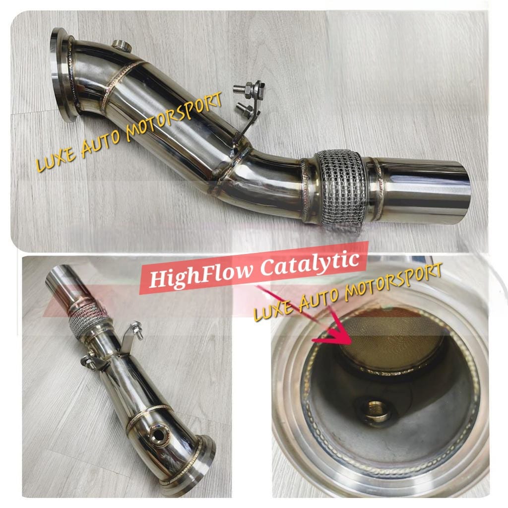 Toyota Supra 2.0 Downpipe Header Exhaust Stainless Steel (100% high ...