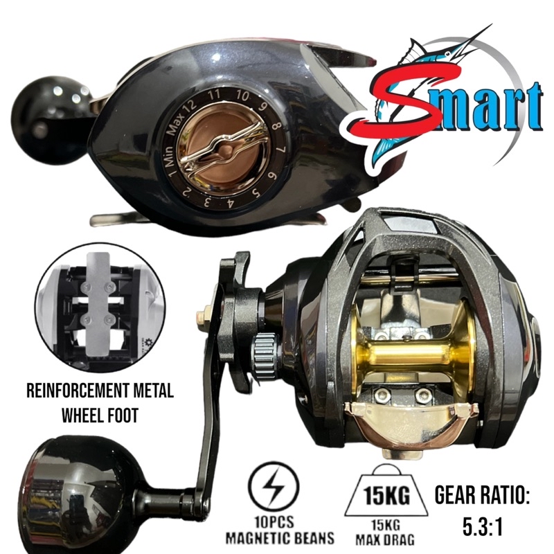 Smart Fishing Jigging Reel Semacam Eupro Shadow X Jigging Reel