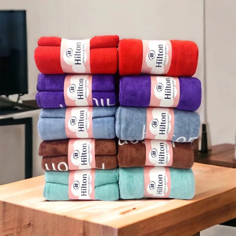 BATH TOWEL HOTEL DAN RESORT PREMIUM MICROFIBER ListonX UK TUALA MANDI HILTON (140x70CM) SERAP ...