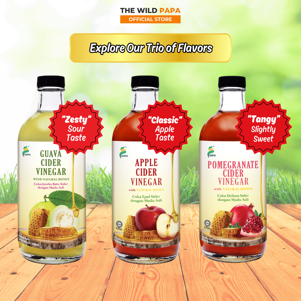 Surya Guava Cider Vinegar With Natural Honey 450ml (Detox,Weight Loss ...