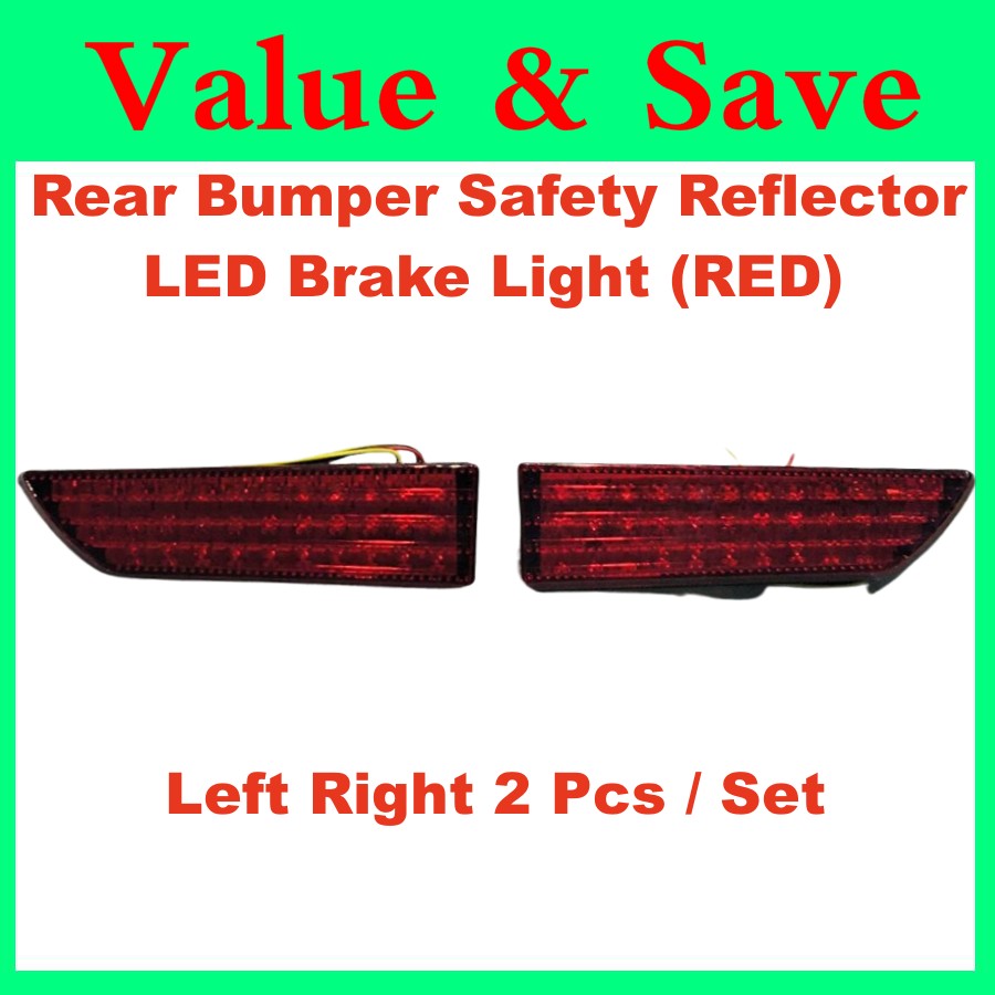 Proton Persona Gen2 Exora Satria Rear Bumper Reflector Lamp 1 set 2 pcs ...
