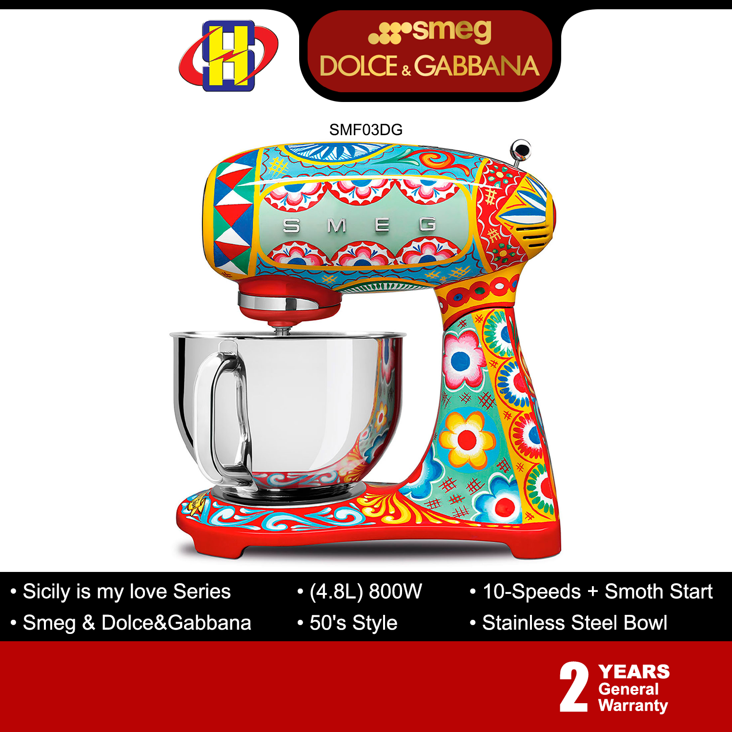 Dolce and hotsell gabbana stand mixer