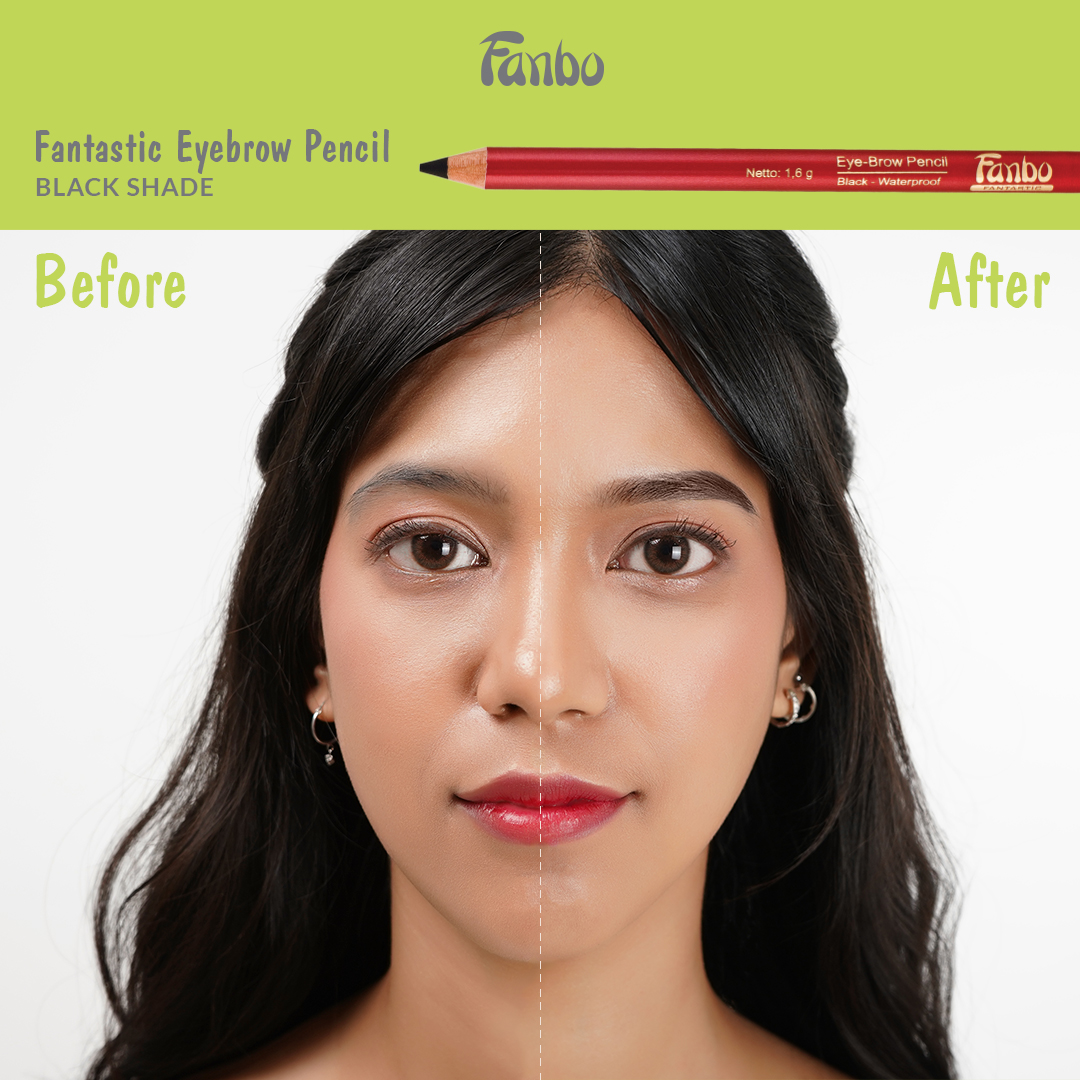 FANBO Fantastic Eyebrow Pencil Brown / Black | Shopee Malaysia