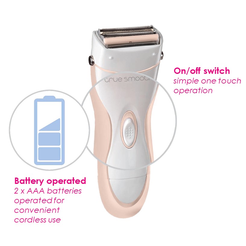 BABYLISS True Smooth Battery Lady Shaver 8771BU Shopee Malaysia