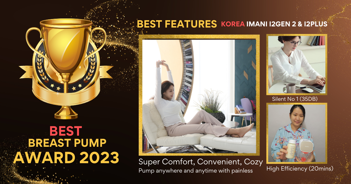 IMANI i2 Gen2 Handsfree Electric Breast Pump Korea / Pam Susu/ Breast