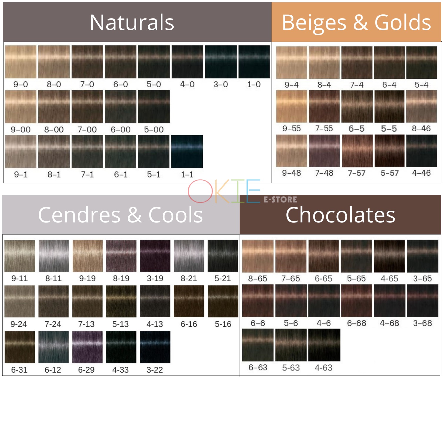 OKIE Schwarzkopf Igora Royal Color - 60ml Hair Dye Hair Colour Pewarna