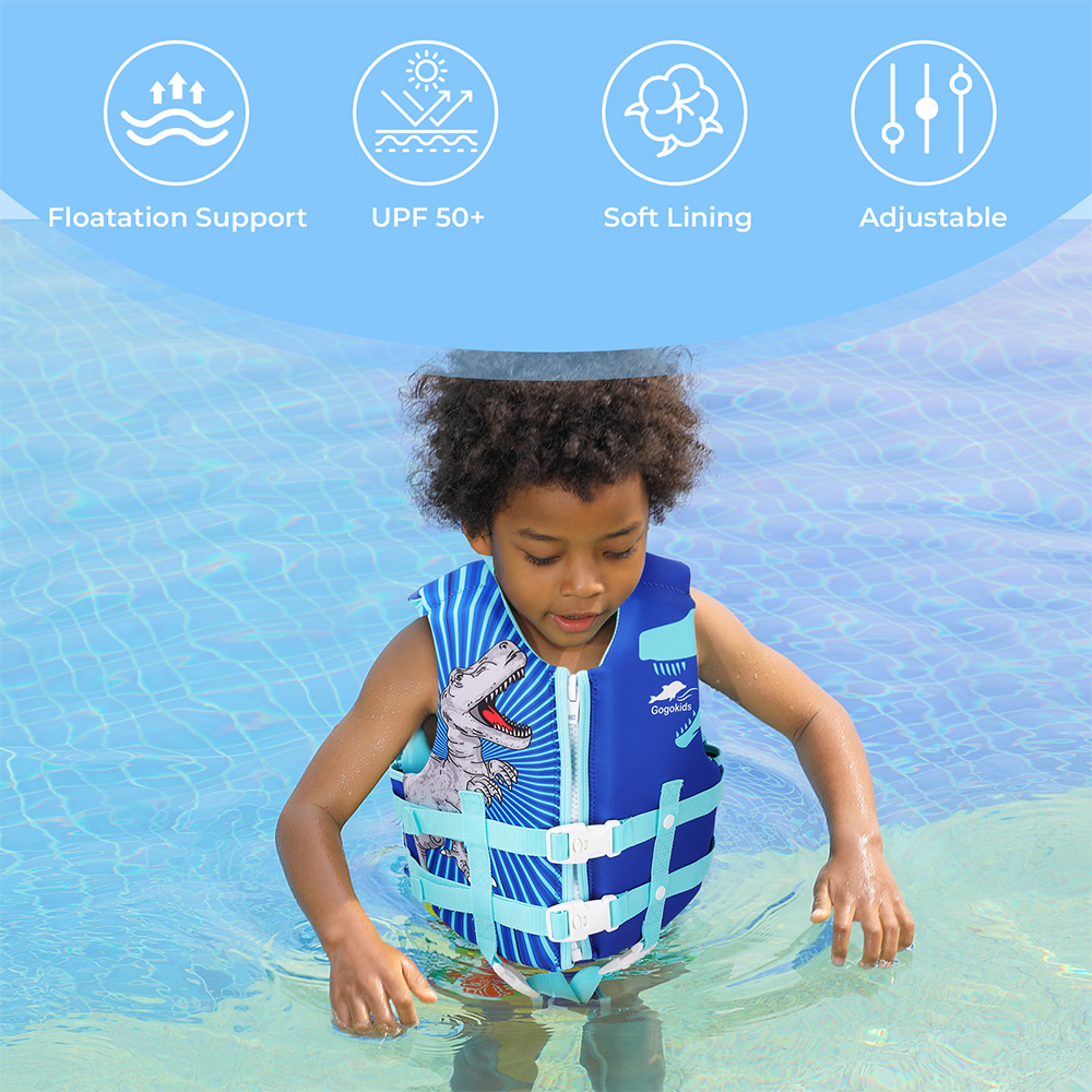 📦 Malaysian stock📦Gogokids Kids Life Vest Floater for Kids Swimming ...
