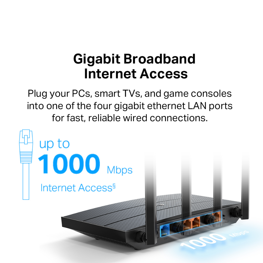 TP-Link Easymesh Archer AX12 - AX1500 Dual Band Wireless AX WiFi 6 ...