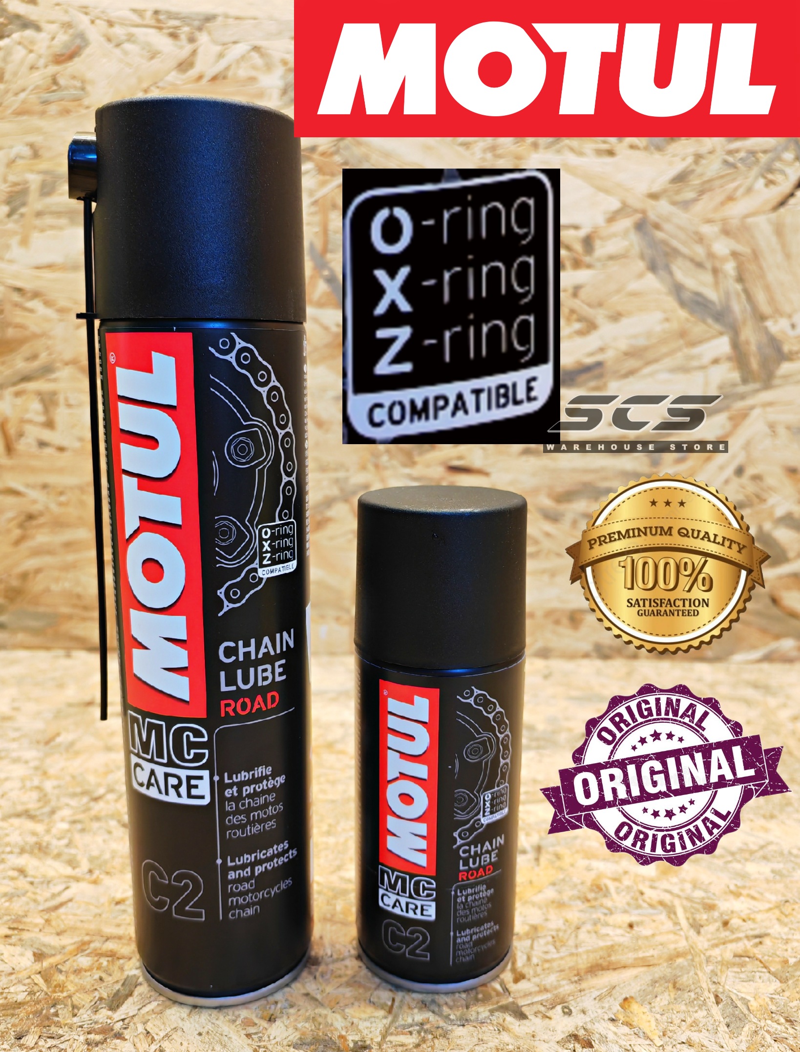 MOTUL Motor ChainLube Road C2 Sticky Colorless SUITABLE FOR O-Ring X ...