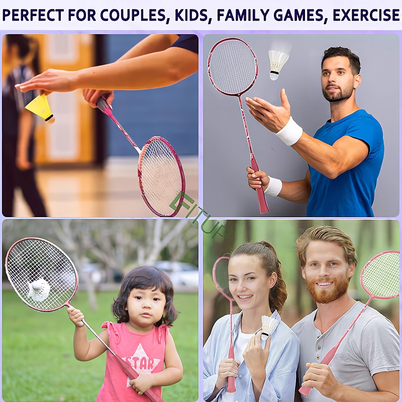 2pcs Badminton Racket Training Student Badminton Racket Couple Alloy ...