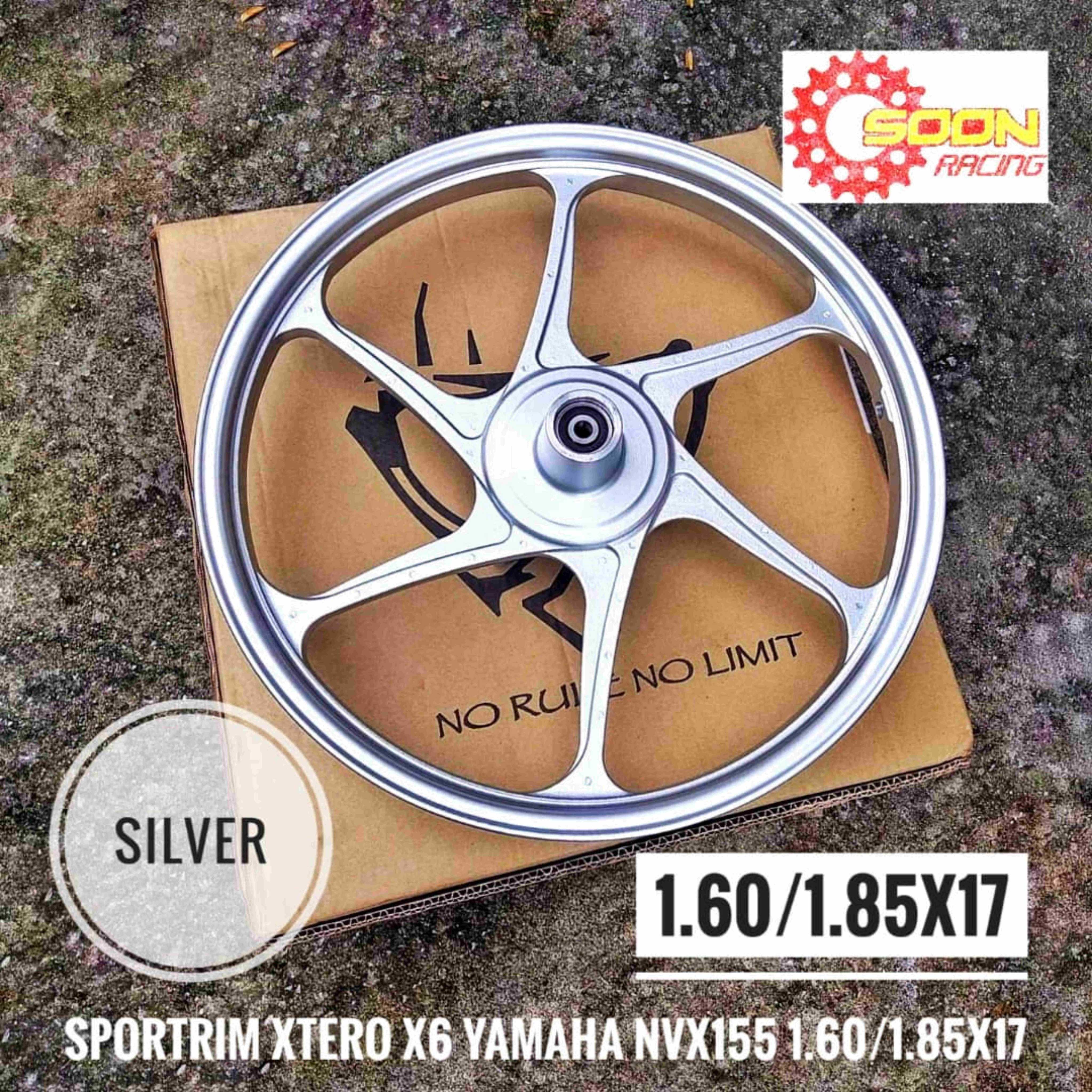 XTERO X6 NVX V1 V2 V3 NMAX V3 SPORT RIM 1.60/1.60 1.60/1.85 X 17 YAMAHA ...
