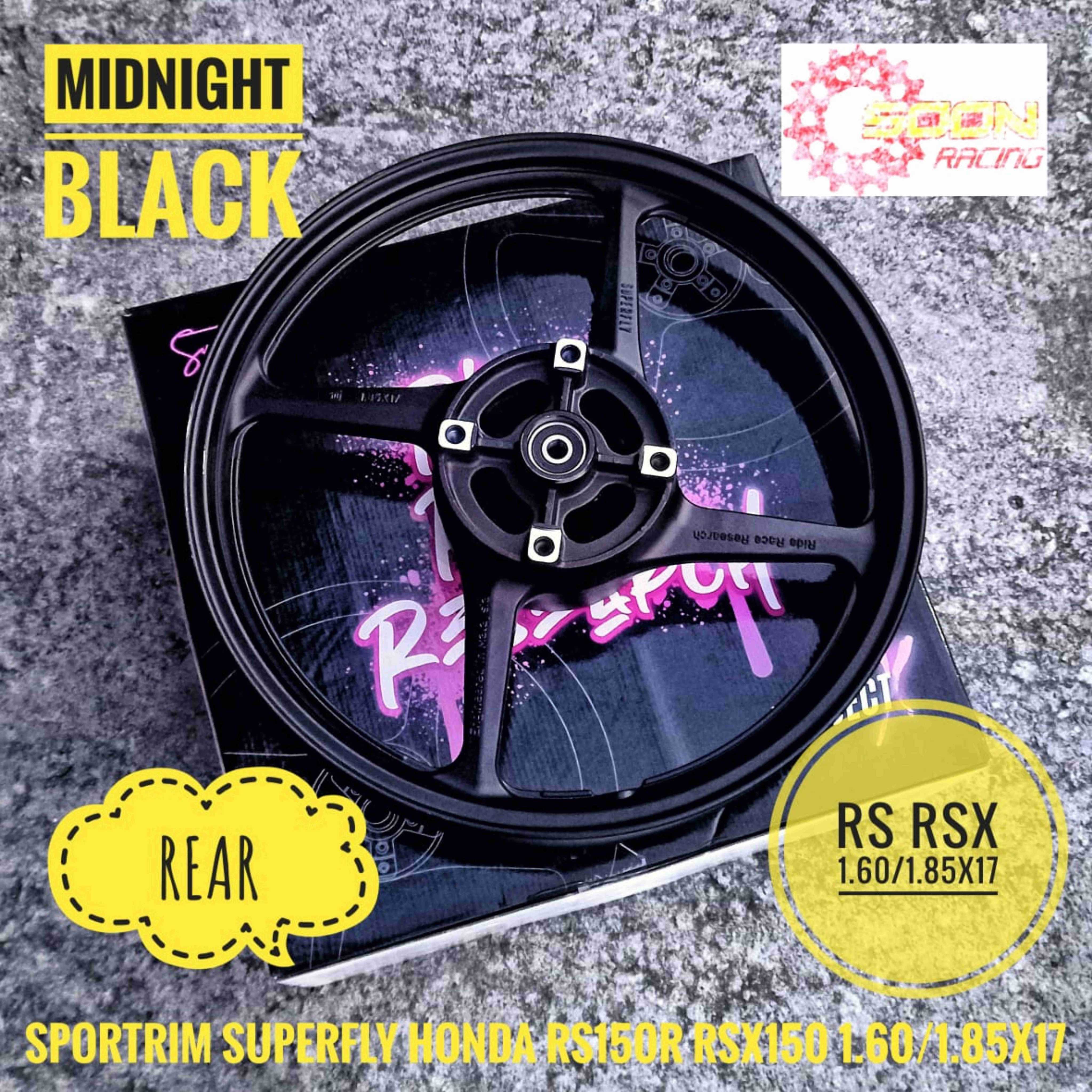SUPERFLY RS RSX SPORT RIM 4 KAKI 4 SPOKE SPORTRIM 1.60/1.85 X 17 HONDA ...