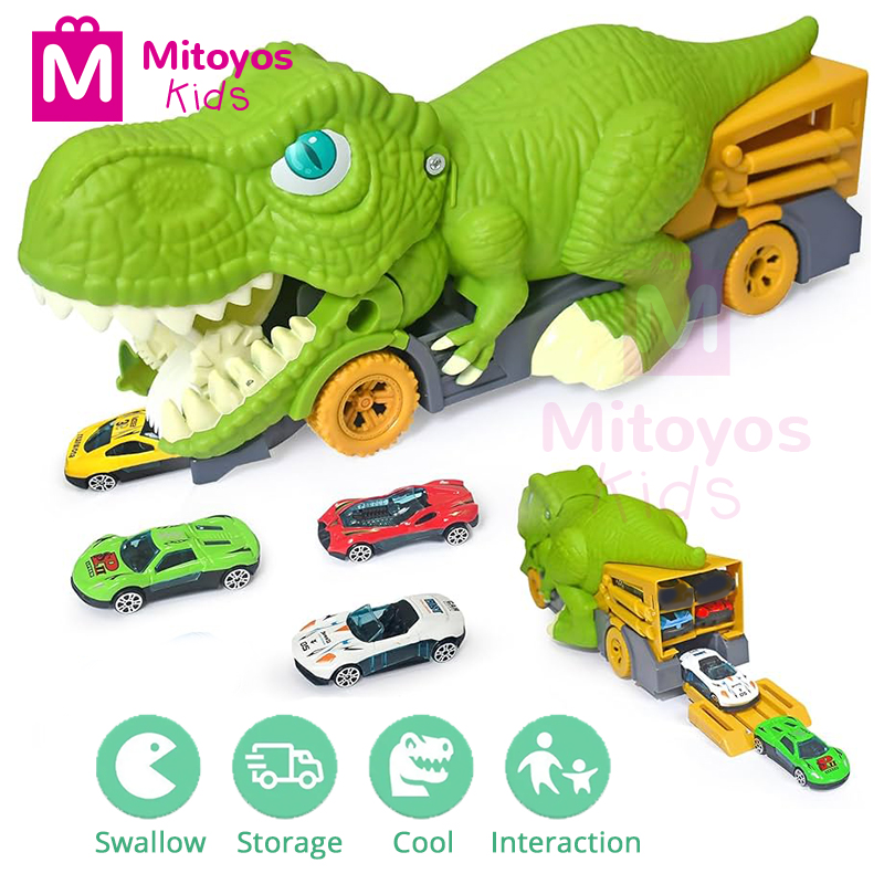 Mitoyos Jurassic World Kids Creative Toy Dinosaur Swallow Car Dino ...