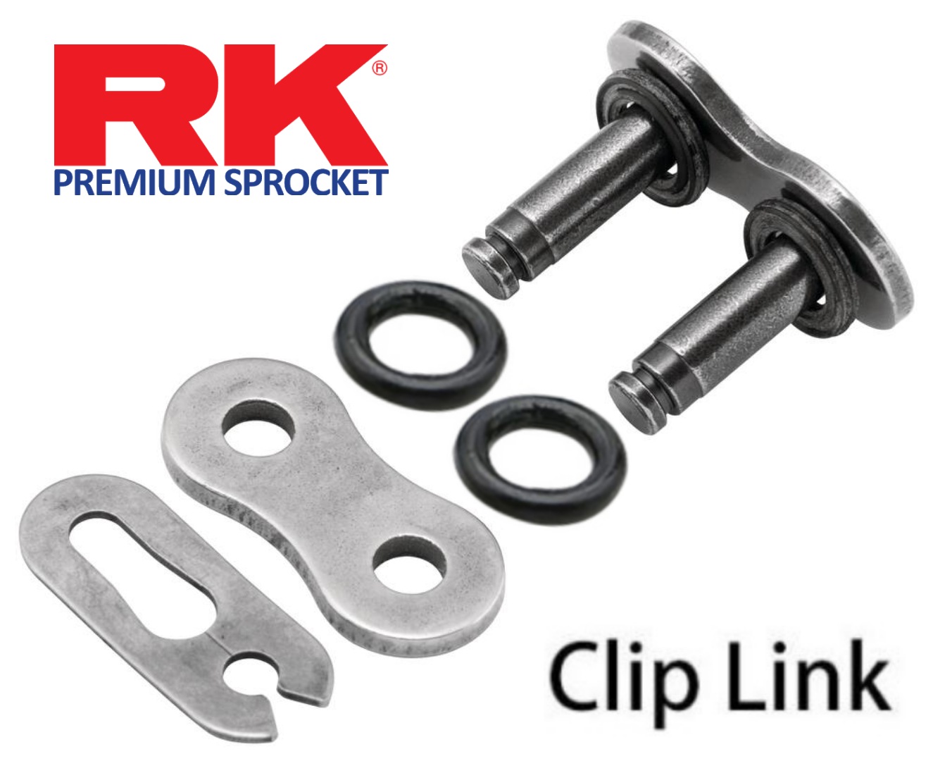 Rivet Clip Chain RK 428 520 525 530 Oring Xring O-ring X-ring Gold ...
